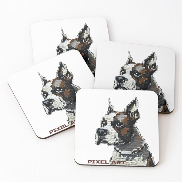 Item preview, Pixel Art Dog  with funny cute decorative dog for dog lovers designed and sold by RSDESIGNSteam.