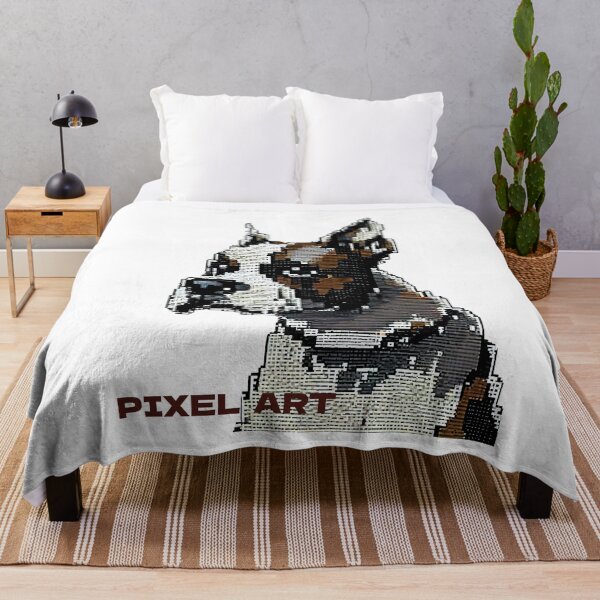 Item preview, Pixel Art Dog with funny cute decorative dog for dog lovers designed and sold by RSDESIGNSteam.