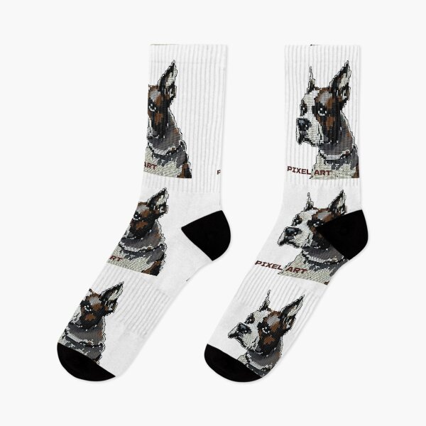 Item preview, Pixel Art Dog  with funny cute decorative dog for dog lovers designed and sold by RSDESIGNSteam.