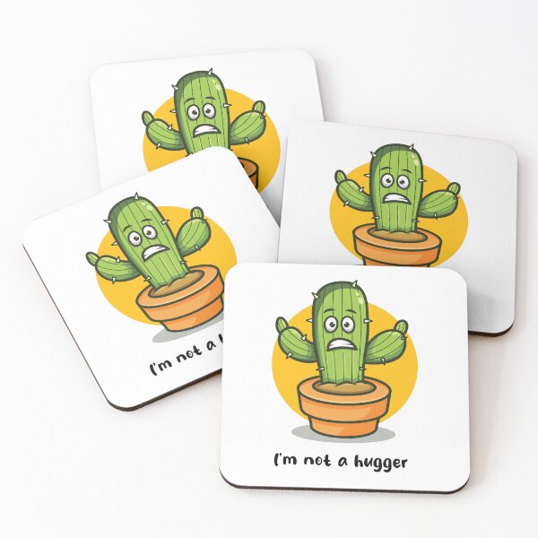 Item preview, Not a hugger cactus (on light colors) designed and sold by messy-nessie.