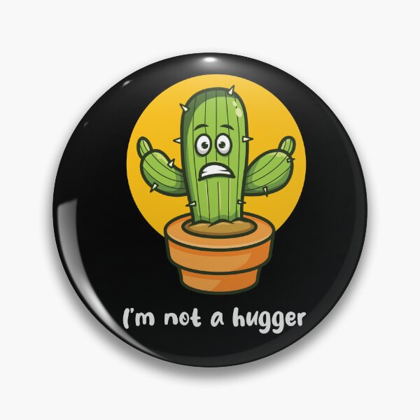 Item preview, Not a hugger cactus (on dark colors) designed and sold by messy-nessie.