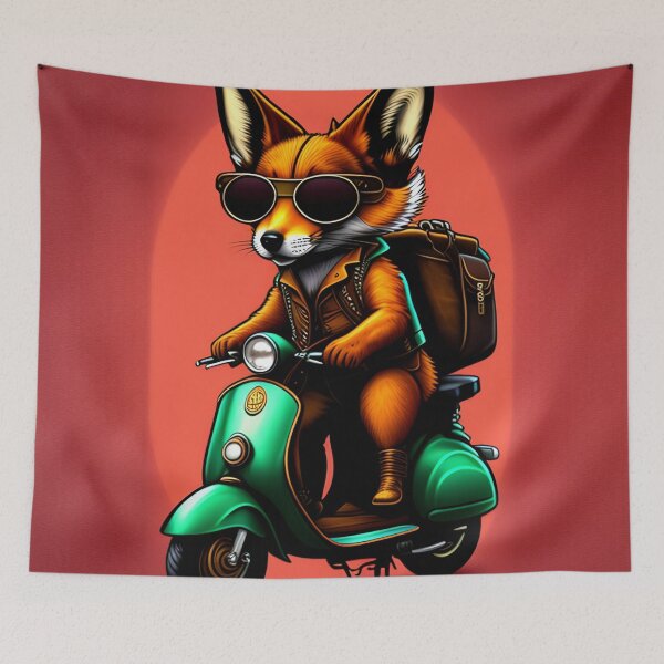 Item preview, Foxxy Ready to Ride designed and sold by ChibiMavis.