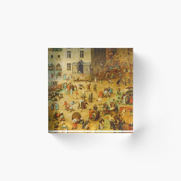 Item preview, Pieter Bruegel The Elder - Children's Games designed and sold by TwistedCity.