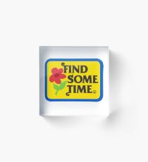 Find Sometime | Tyler The Creator Acrylic Block