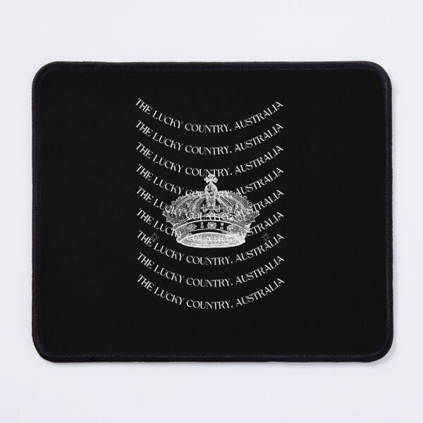 Item preview, "The lucky country, Australia" - Typography Design designed and sold by RM-Journey.