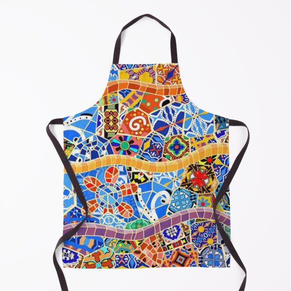 Item preview, Park Güell Colorful Mosaic. designed and sold by Casa-tiles-bcn.