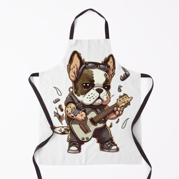 Item preview, Frenchie the Metalhead French Buldlog designed and sold by PetsEnough.