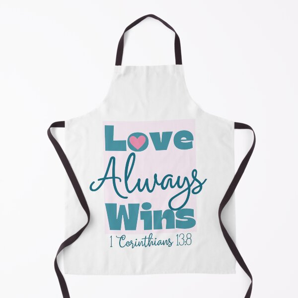 Item preview, Love Always Wins 1 Corinthians 13:8 designed and sold by BirdandPoppy.