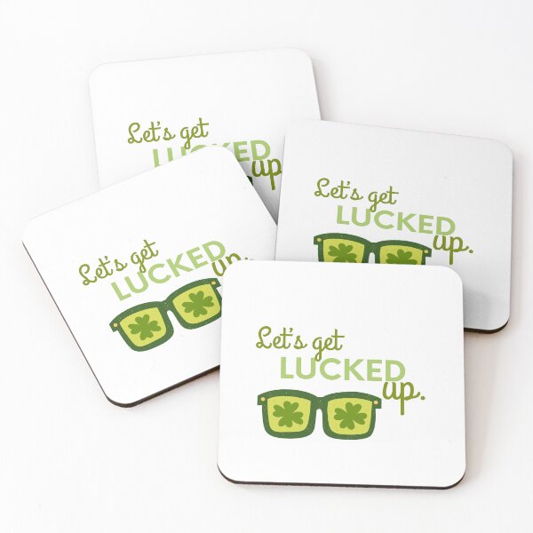 Item preview, Let’s get lucked up Saint Patricks day, design, green, Irish by Saint Paddy’s day sunglasses designed and sold by Trendphics.