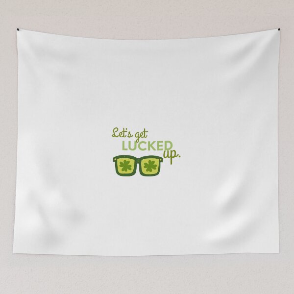 Item preview, Let’s get lucked up Saint Patricks day, design, green, Irish by Saint Paddy’s day sunglasses designed and sold by Trendphics.