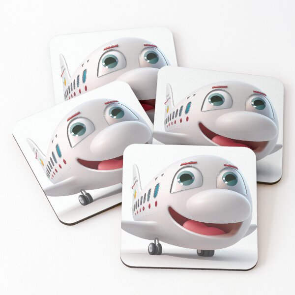 Item preview, Cartoon smiling airplane designed and sold by mybestpicture.