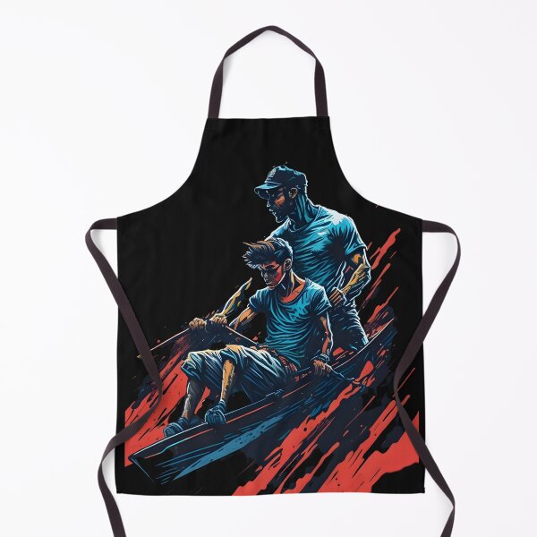 Item preview, "Special Bond, Father and Son Rowing" in Vibrant Colors - Digital Art and Clothing designed and sold by Chromatic-Art.