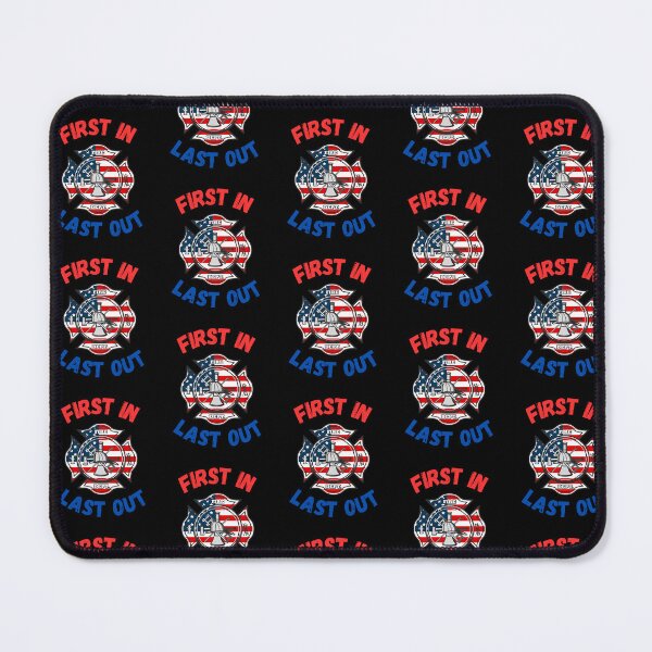 Item preview, First In Last Out, Firefighter, Fireman, Hero, Heroes, Fire Department, Firemen, Firefighter Love, Proud Firefighter, Firefighter Super Hero, Firefighter Husband, Firefighter Boyfriend designed and sold by CreativeBuys.