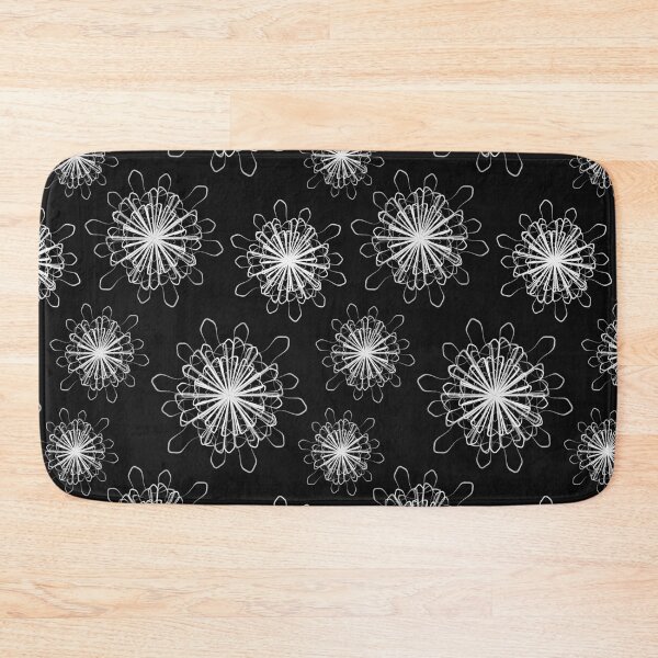 Item preview, Crystal Flowers - Black and White designed and sold by Timeknights.