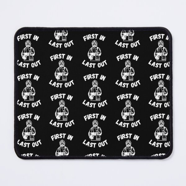 Item preview, First In Last Out, Firefighter, Fireman, Hero, Heroes, Fire Department, Firemen, Firefighter Love, Proud Firefighter, Firefighter Super Hero, Firefighter Husband, Firefighter Boyfriend designed and sold by CreativeBuys.