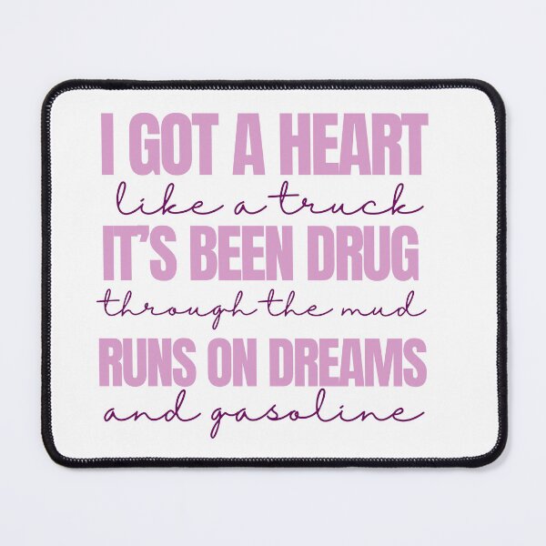 Item preview, I got a heart like a truck. Trending country music designs. designed and sold by Trendphics.