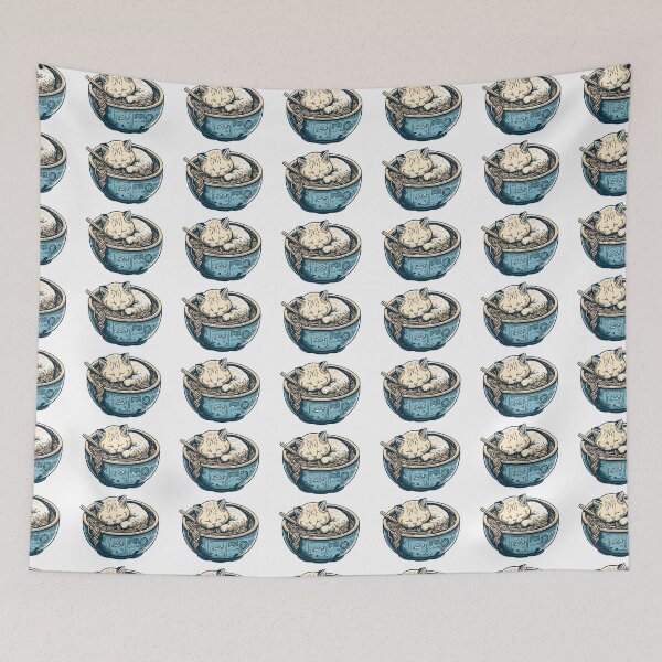 Item preview, Cat on ramen pot designed and sold by Diego Alvarez.