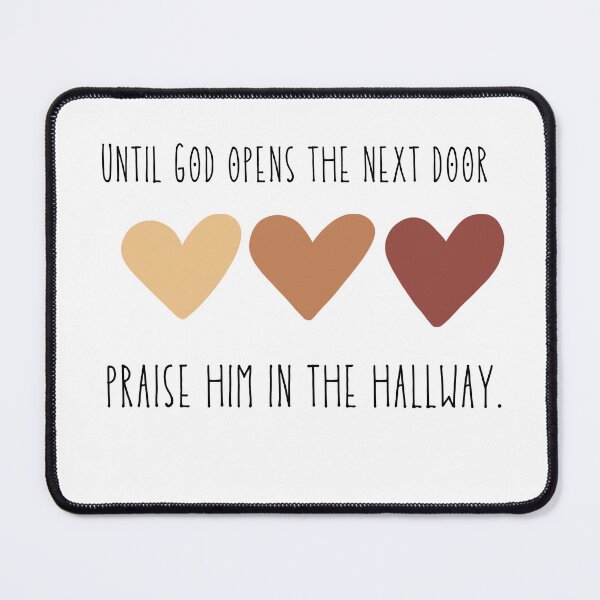 Item preview, Praise him in the hallway Boho religious design designed and sold by Trendphics.