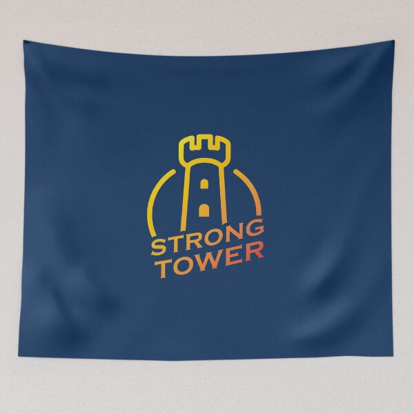 Item preview, Strong Tower - A christian Design whit gradient designed and sold by berea.cl.