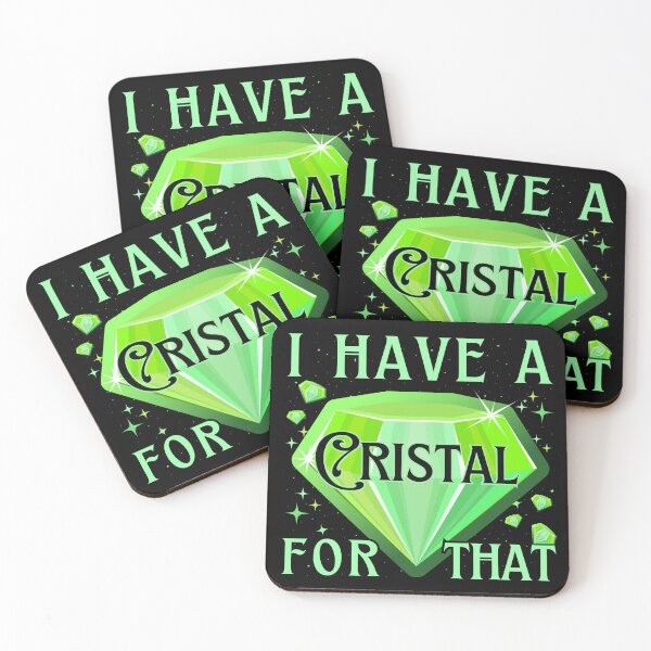 Item preview, I Have a Crystal for That, Witchy Heart Crystals Positive Phrase Design designed and sold by Mimielitas-Shop.