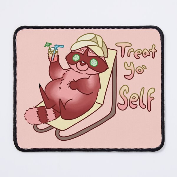 Item preview, Treat Yourself Racoon designed and sold by Grafite Gauntlet.