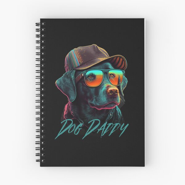 Item preview, dog daddy black dog vintage eighties style dog retro designed and sold by M&D ⭐⭐⭐⭐⭐.