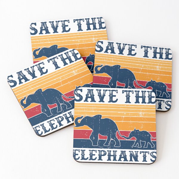 Item preview, SAVE THE ELEPHANTS designed and sold by KRIEAYTION.