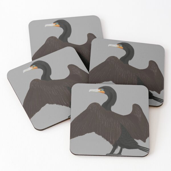 Item preview, Commodore the Double Crested Cormorant designed and sold by ThreeReefsDeep.