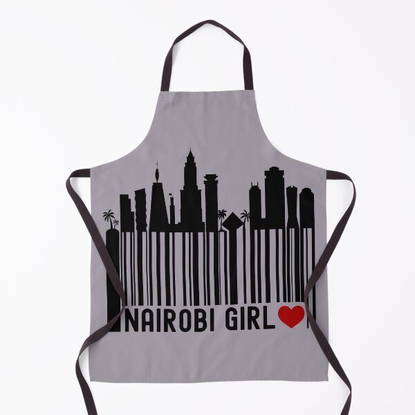 Item preview, Nairobi Girl | Nairobi, Kenya Skyline Barcode - Grey designed and sold by PearlMoonGrapes.