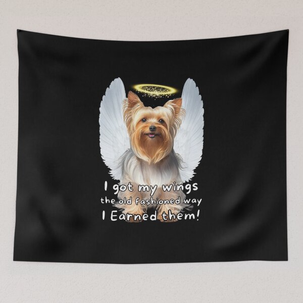 Item preview, Angel dogs - Yorkshire Terrier (Light coat) designed and sold by SteampunkMoai.