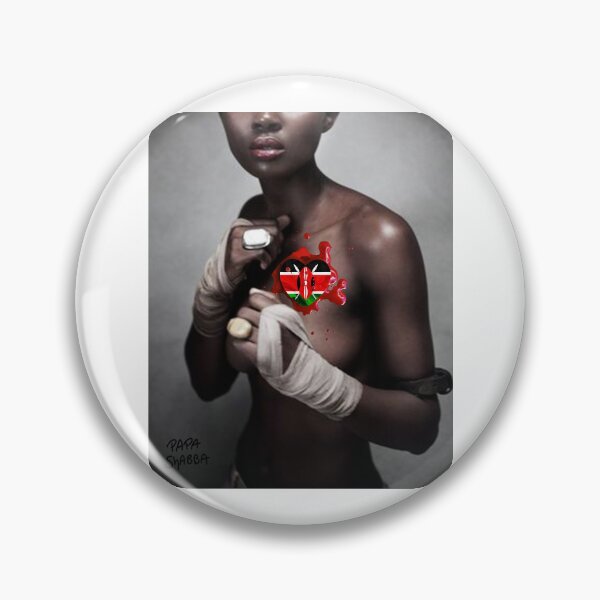 Item preview, Heart Bleeding For Kenya; designed and sold by StickerApe.