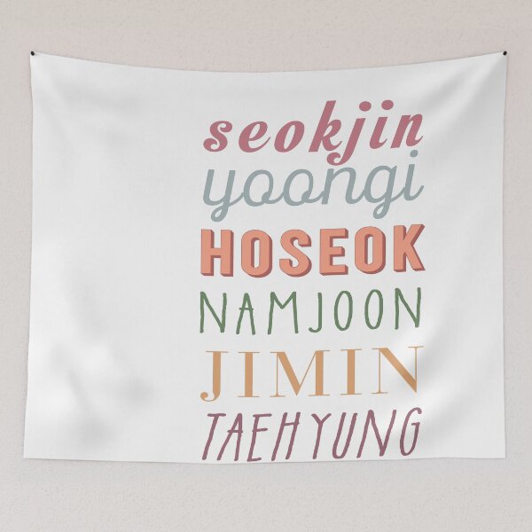 Item preview, bts Suga V Jimin Jungkook Jin Rm J-Hope designed and sold by bangtanofficial.