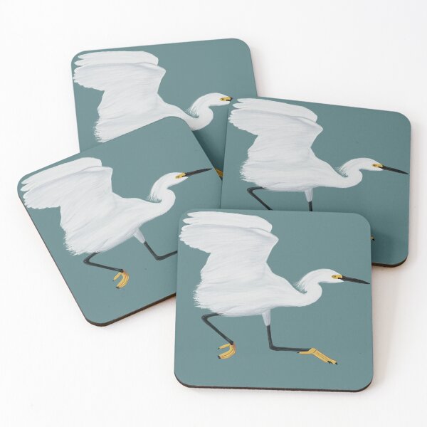 Item preview, Snowy Egret designed and sold by ThreeReefsDeep.