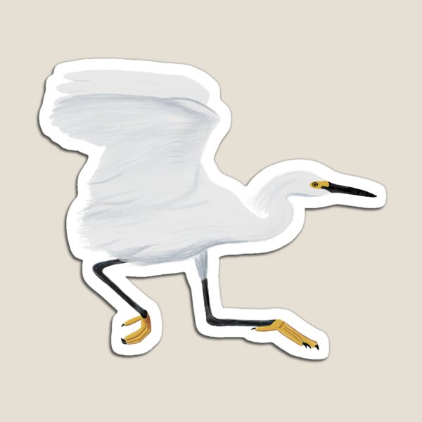Item preview, Snowy Egret designed and sold by ThreeReefsDeep.