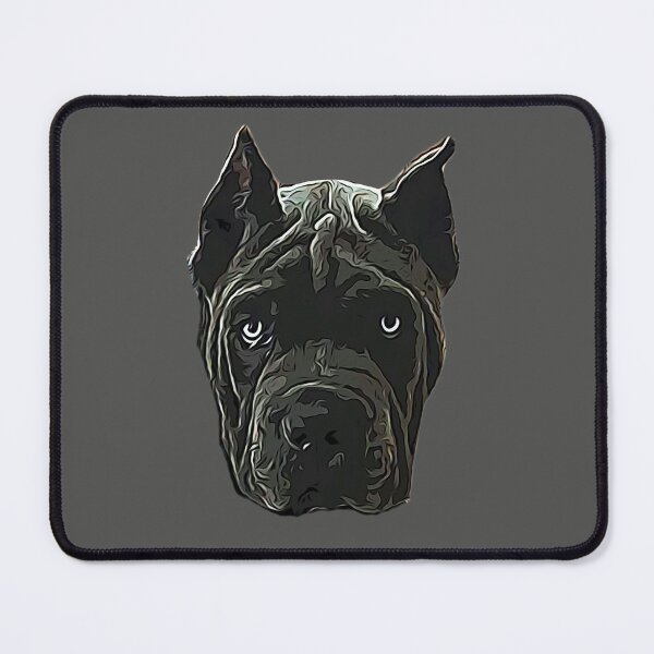 Item preview, Cane Corso Cartoon Art Black Puppy Dog designed and sold by ElegantCat.