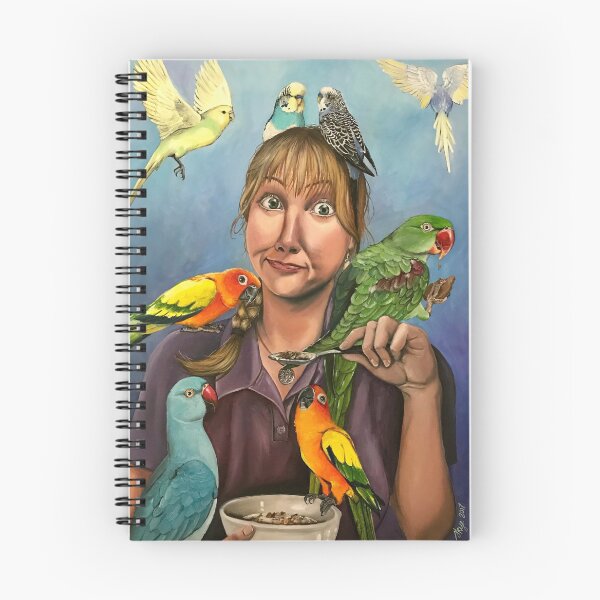 Item preview, Self-Portrait with Birds designed and sold by Skye Elizabeth  Carroll.
