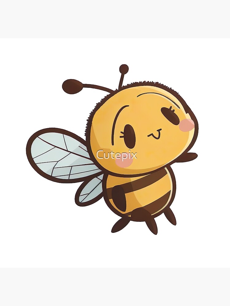 Honey bee decor clipart design, hand drawn graphics, printable art
