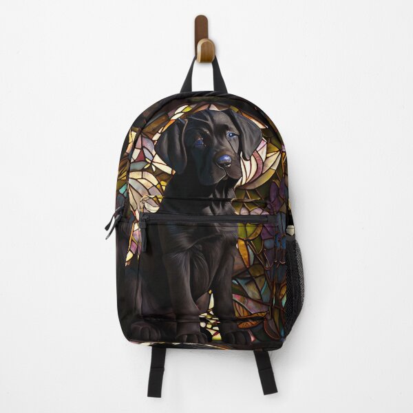 Item preview, Labrador puppy dog in stained glass designed and sold by Viinde.