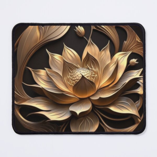 Item preview, Golden Lotus in zen circle designed and sold by Yuhiart.