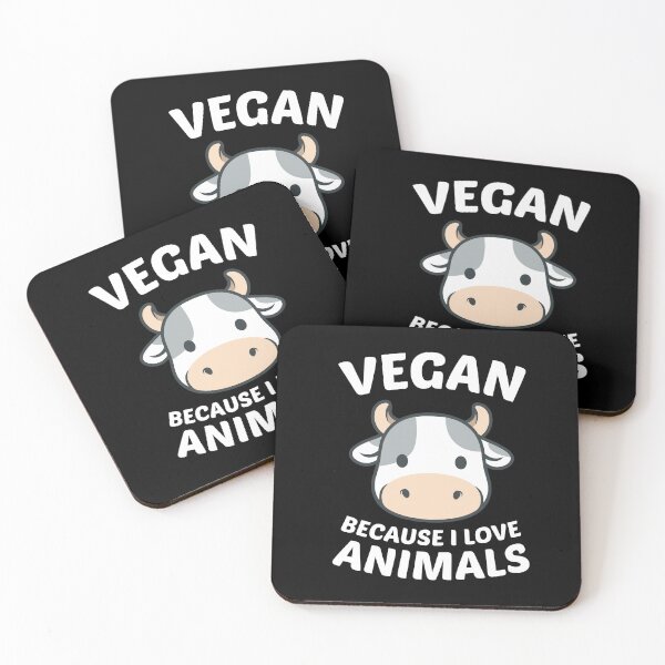 Item preview, VEGAN Because I LOVE ANIMALS designed and sold by KRIEAYTION.