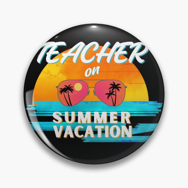 Item preview, Teacher on Summer Vacation Tshirt Decal Sticker designed and sold by HatzicTshirts.