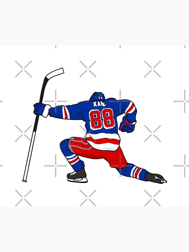 Patrick Kane 88 Blackhawks Goal Celebration Art Sticker for Sale by  BearCreative