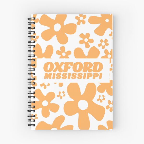 Item preview, Orange Flower Oxford, MS Notebook designed and sold by RushhDesign.