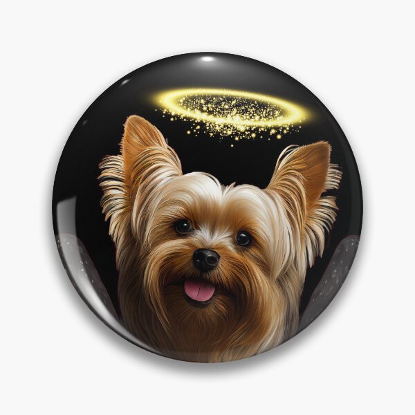 Item preview, Angel dogs - Yorkshire Terrier (Dark coat) designed and sold by SteampunkMoai.