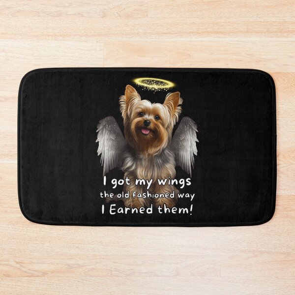 Item preview, Angel dogs - Yorkshire Terrier (Dark coat) designed and sold by SteampunkMoai.