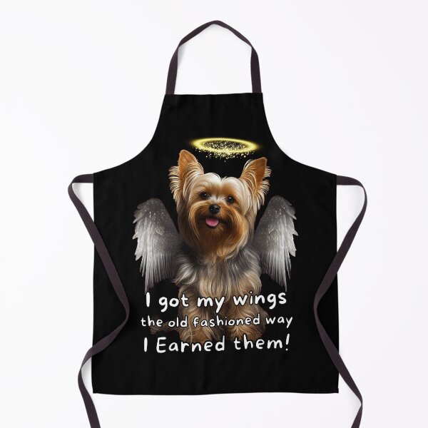 Item preview, Angel dogs - Yorkshire Terrier (Dark coat) designed and sold by SteampunkMoai.
