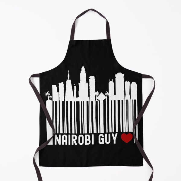 Item preview, Nairobi Guy | Nairobi, Kenya Skyline Barcode - Black designed and sold by PearlMoonGrapes.
