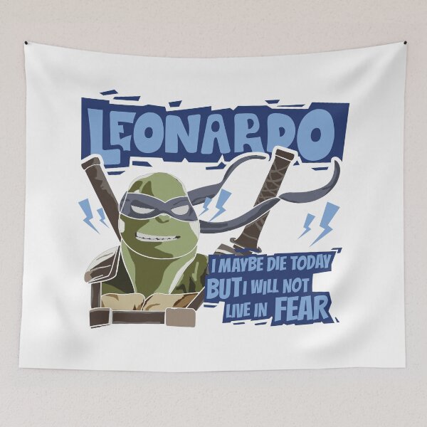 Aperçu de l'œuvre Leonardo Tortue Ninja Bleue créée et vendue par Socmedtech.