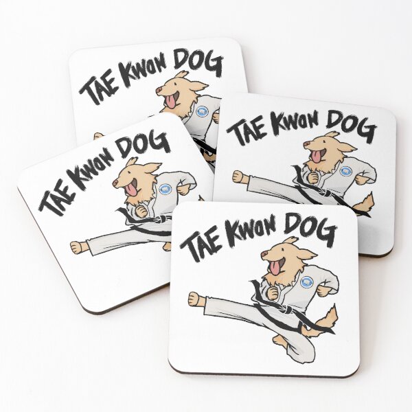 Item preview, Tae Kwon Do Golden Retriever, 태권도 | Tae Kwon Dog | Funny Dog Puns designed and sold by Golden Turtle Studio.