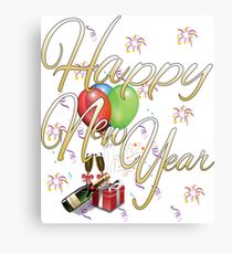 Happy New Year Canvas Print